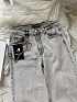 Серые женские джинсы MIU MIU
