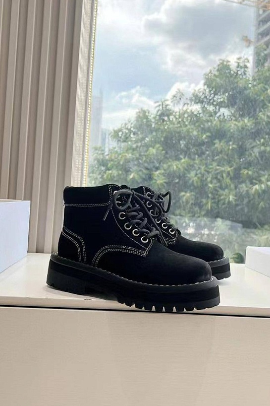 Женские ботинки Celine Premium - Black