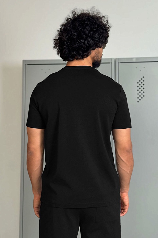 Мужская чёрная футболка Polo Ralph Lauren