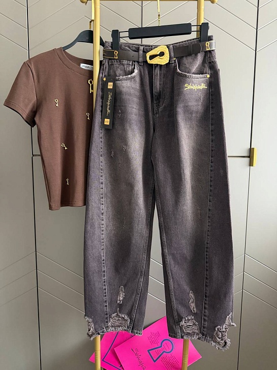 Женские багги джинсы Schiaparelli premium