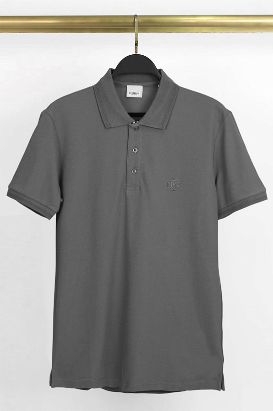 Мужское поло Burberry TB logo - Grey