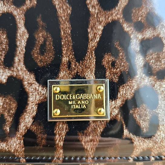 Кожаная сумка Dolce & Gabbana Sicily 25x23 см