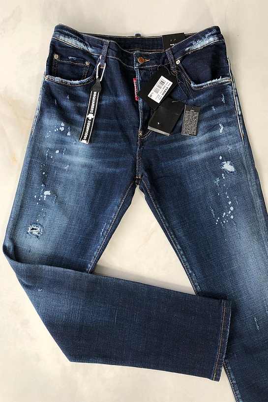 Мужские синие джинсы Dsquared2