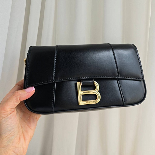 Кожаная сумка Balenciaga Hourglass 22x13 см   