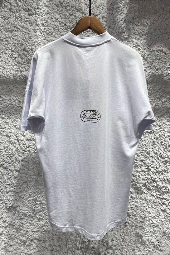 Белая оверсайз футболка Palm Angels x Missoni Sport Loose