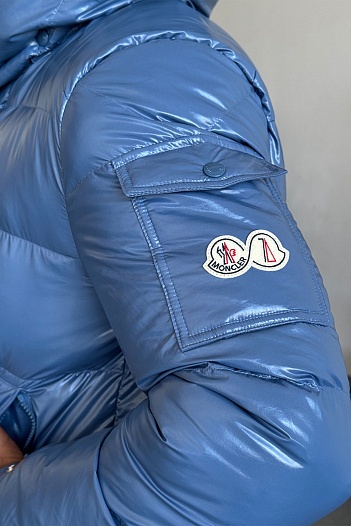 Мужской пуховик Moncler Maya 70 - Blue   