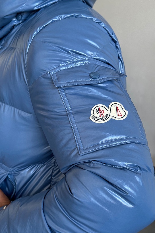 Мужской пуховик Moncler Maya 70 - Blue