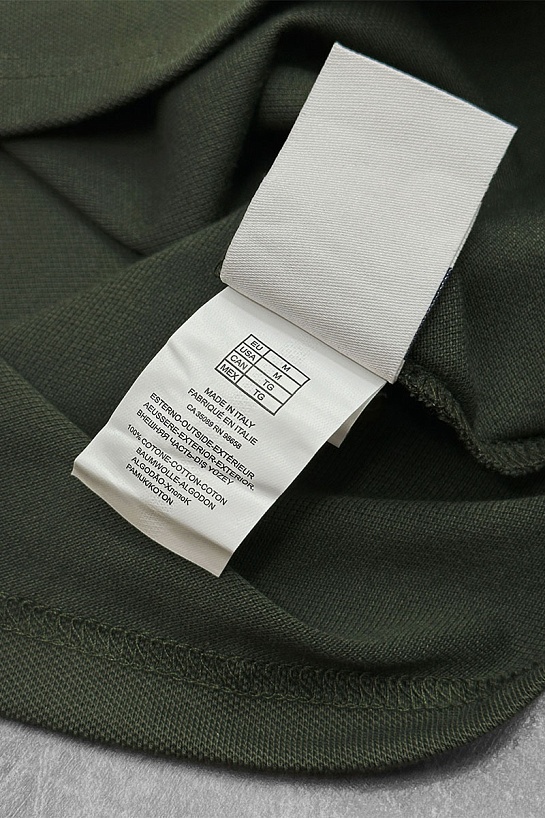 Зелёное поло Paul & Shark logo-embroidered