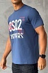 Мужская синяя футболка Dsquared2 Brothers