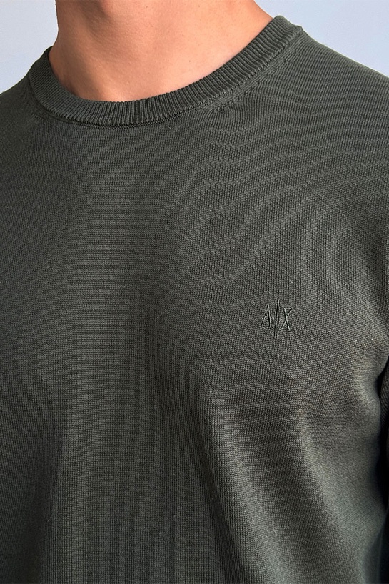 Джемпер зелёного цвета Armani Exchange