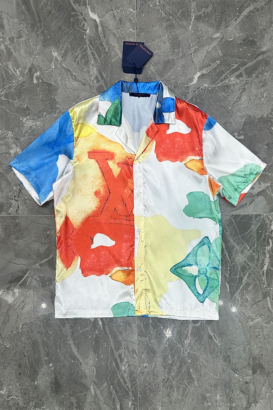 Мужская рубашка Louis Vuitton Multicolor Monogram
