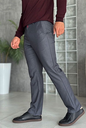 Мужские серые брюки Kiton premium   