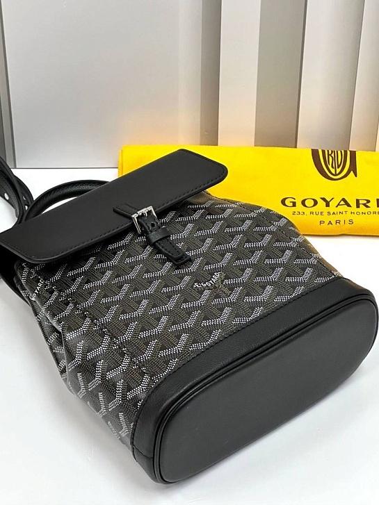 Женский рюкзак Goyard Alpin Mini Premium 23x19x9.5 см - Black