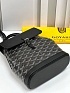 Женский рюкзак Goyard Alpin Mini Premium 23x19x9.5 см - Black