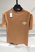 Мужская футболка Dior CD Icon - Brown