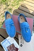 Женские замшевые лоферы Loro Piana Open Walk