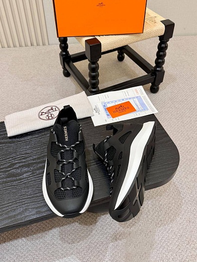 Мужские кроссовки Hermes Katana - Black   