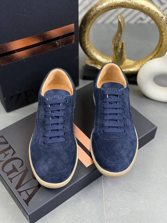 Мужские замшевые кроссовки Zegna "232"