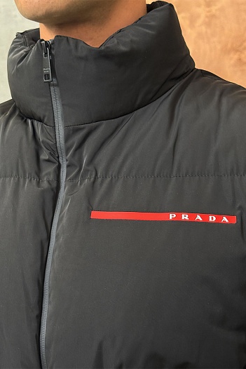 Мужская куртка со съёмными рукавами Prada Linea Rossa   