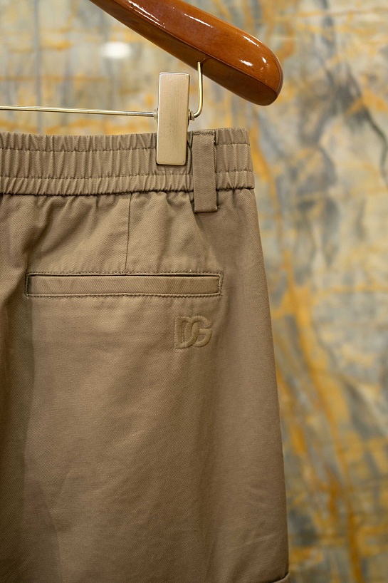 Коричневые штаны-карго Dolce & Gabbana premium