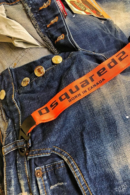 Мужские синие джинсы Dsquared2
