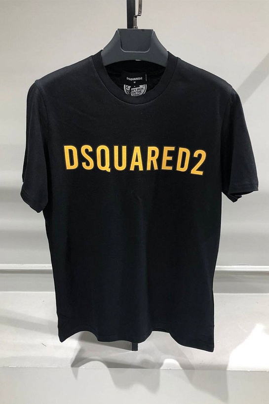 Чёрная мужская футболка Dsquared2