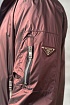 Двусторонняя ветровка Prada logo-plaque - Red / Black