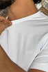 Мужская белая футболка Zegna logo-embroidered