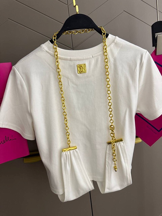Женская базовая футболка Schiaparelli premium - White