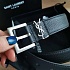 Кожаный ремень Yves Saint Laurent Cassandre (ширина 2 / 3 см)