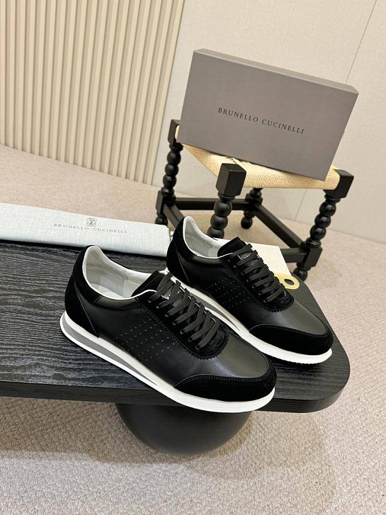 Мужские кроссовки Brunello Cucinelli low-top - Black