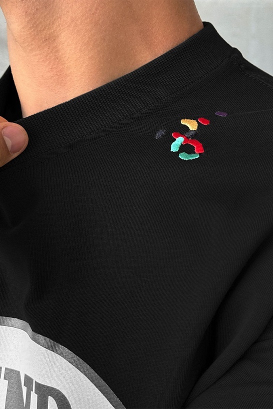 Чёрная футболка Palm Angels x Missoni MIND