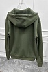 Кофта на молнии Loro Piana logo-embroidered - Green