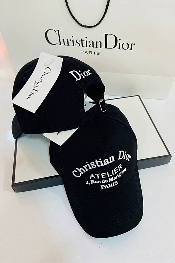 Чёрная бейсболка Dior   