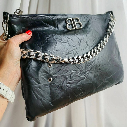 Женская кожаная сумка Balenciaga 37x25 см   