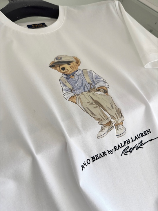 Футболка Роlо Ralрh Lаurеn Hemingway Bear - White