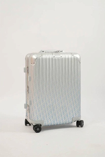 Чемодан Rimowa x Dior Aluminum Gradient S Premium 53x37x22 см   