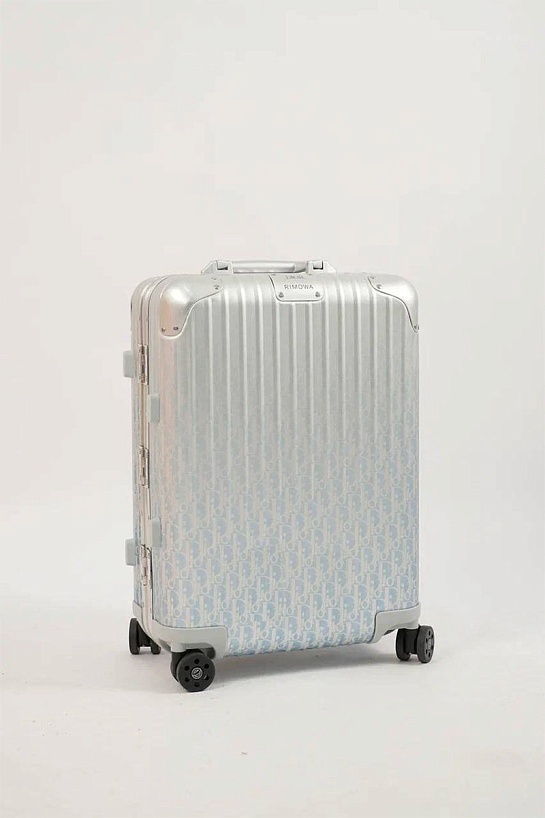 Чемодан Rimowa x Dior Aluminum Gradient S Premium 53x37x22 см