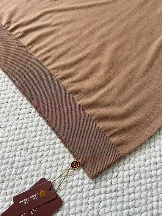 Мужское коричневое поло Loro Piana premium