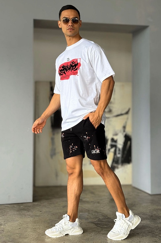 Мужская белая футболка Dolce&Gabbana