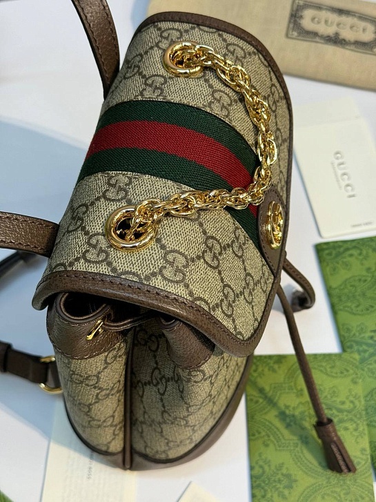 Рюкзак Gucci Ophidia Premium 20.5x20x12 см - Brown