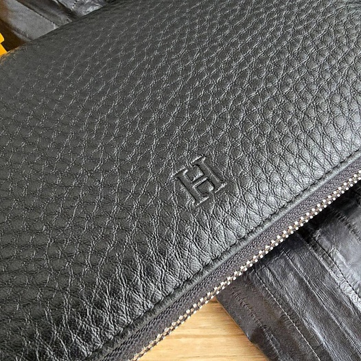 Кожаное портмоне Hermes 21x12 см   