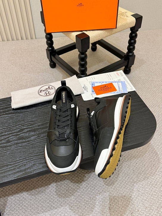 Мужские кроссовки Hermes Leader - Black