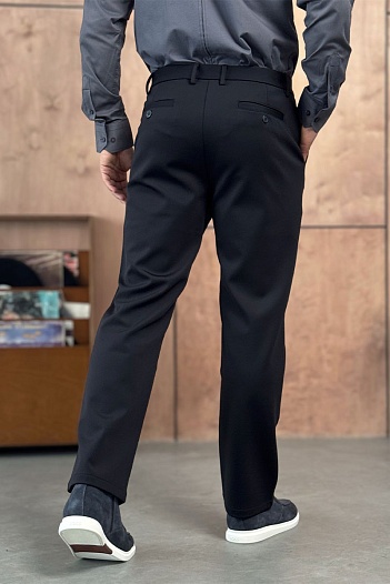 Утеплённые брюки Zegna чёрного цвета   