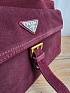Замшевая сумка Prada 30x16 см