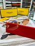 Оранжевые солнцезащитные очки Fendi