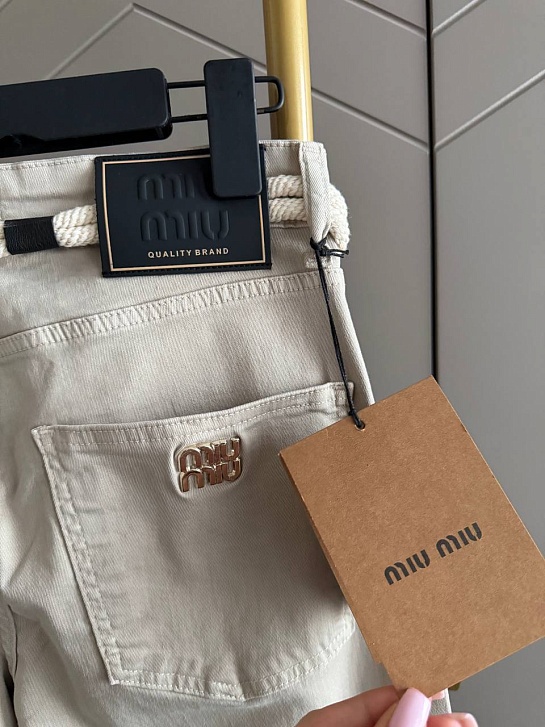 Женские прямые джинсы MIU MIU premium