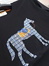 Мужская чёрная футболка Hermes premium