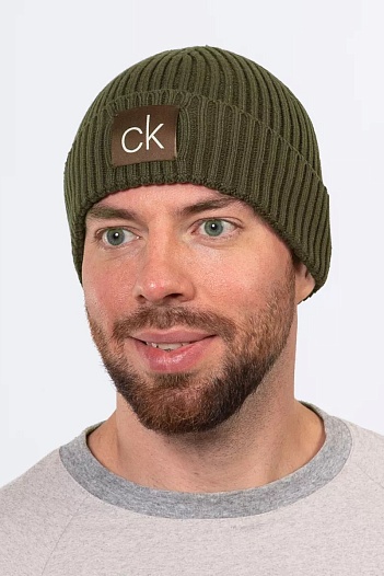 Шапка цвета хаки Calvin Klein Golf Losar   