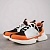 Мужские текстильные кроссовки Hermes Expert - Black / Orange